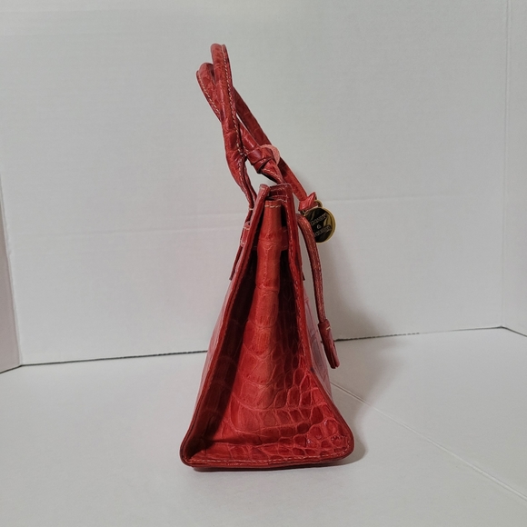 Dooney Bourke Mini Croco Embossed Tassle Bag - Picture 2 of 15